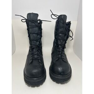Rocky 804A Mens 8 Inch Duty GTX Black Leather Gore-Tex Vibram Boots Size 9 W